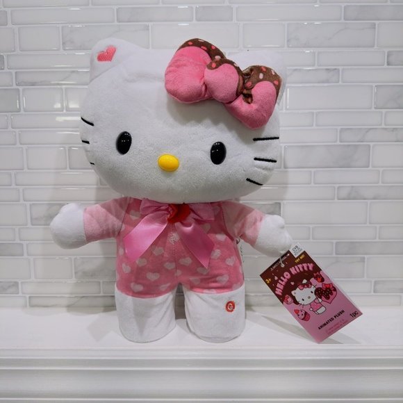 Hello Kitty valentines day 2024 Sanrio animated plush side stepper plushie - Picture 1 of 3
